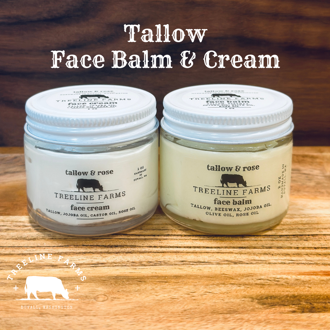 Revitalize Your Skin with the Tallow Face Balm & Face Cream Bundle