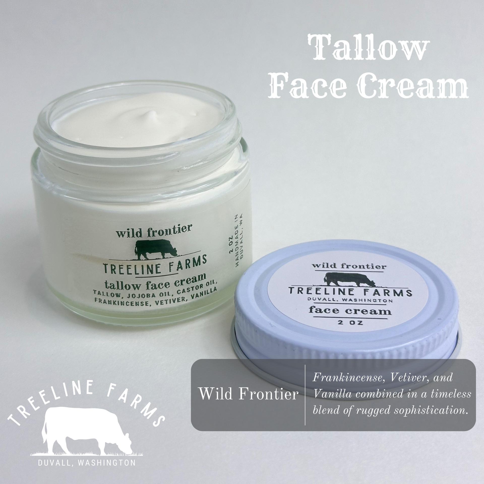 Tallow Face Cream | Wild Frontier – Treeline Farms