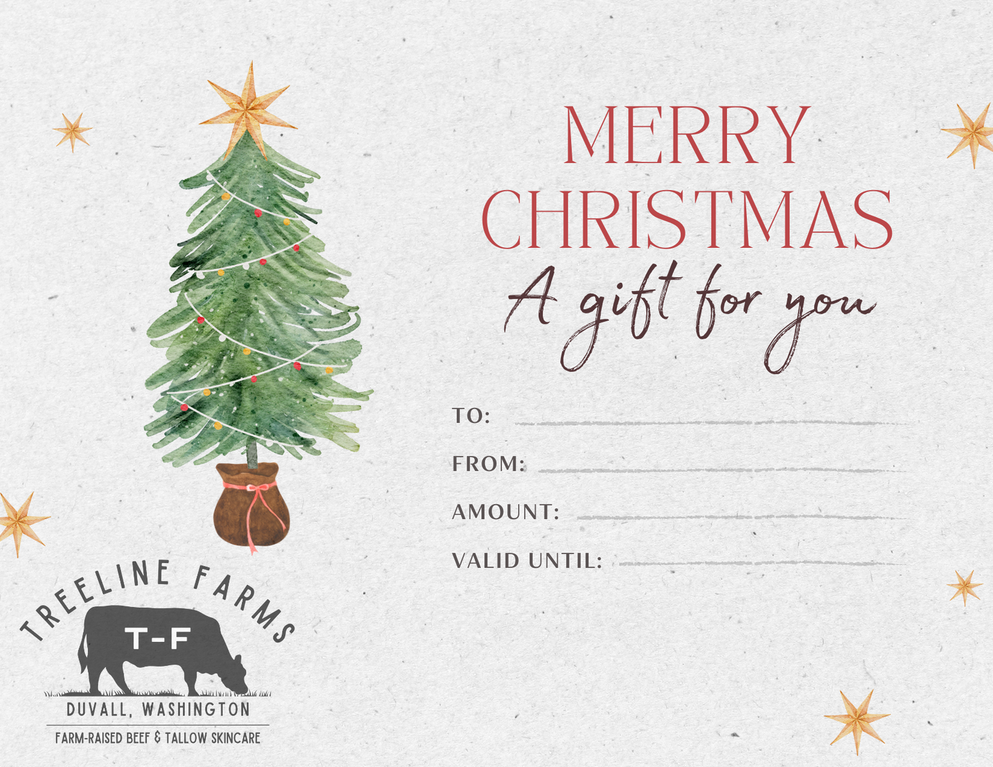 Gift Card for Treeline Farms