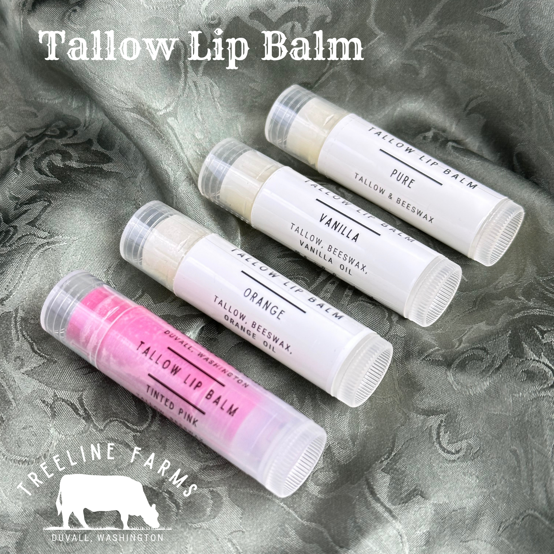 Tinted Tallow Lip Balm – Treeline Farms